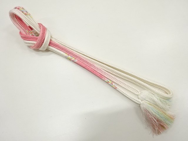 JAPANESE KIMONO / HANDTIED OBIJIME CORD 